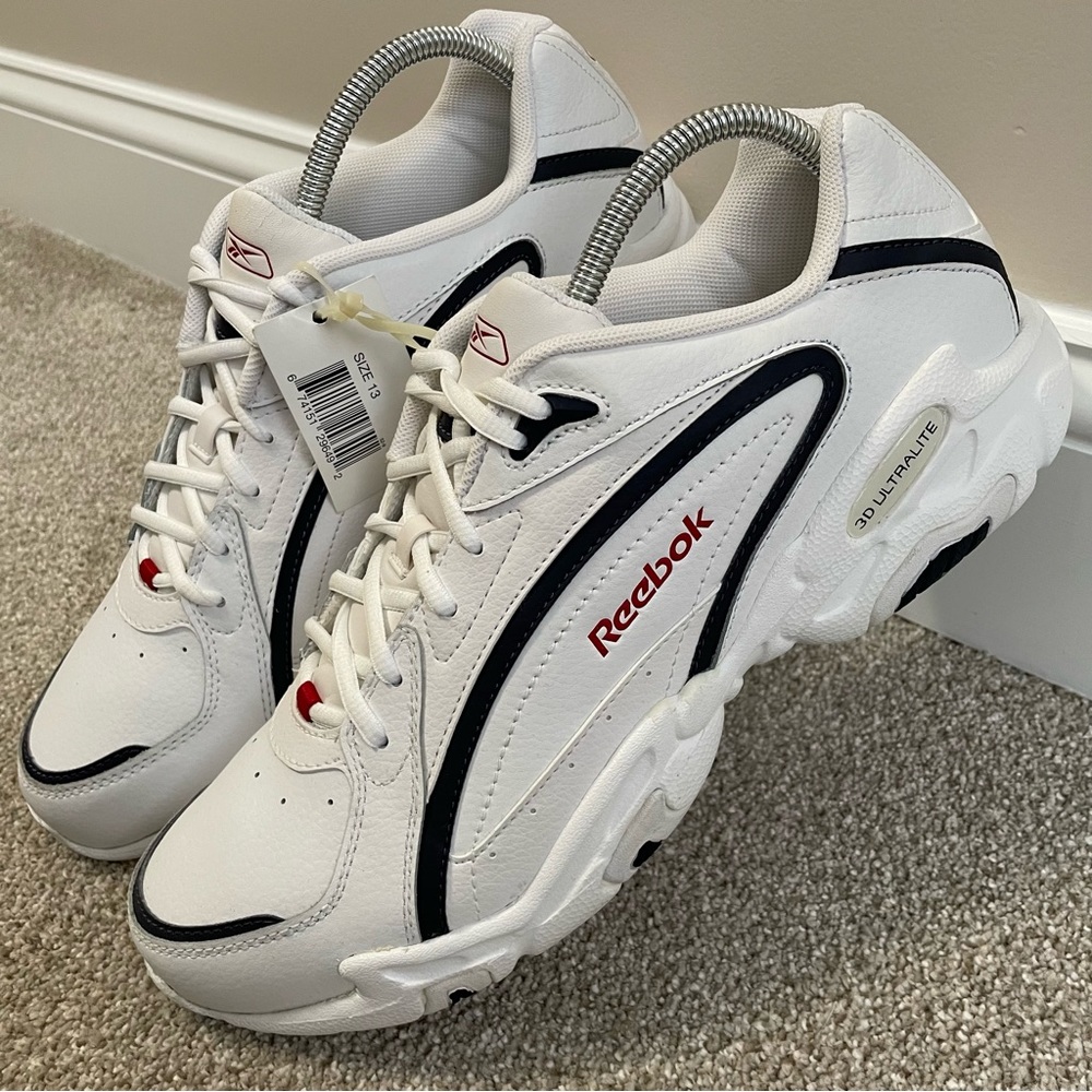 Men’s Reebok Size 13 Magnus White Cross Training Sneaker 2-115434 NWT NIB